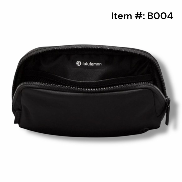 Lululemon Everywhere 1L Crossbody Belt Bag - Black/Silver (B004) NWT - Picture 2 of 2